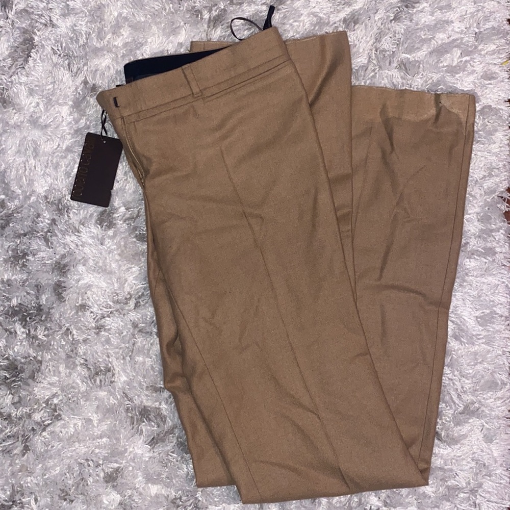 Roberto Cavalli Gorgeous 100% Camel Trousers NWT! Retails 1500$++!! Size 48 IT